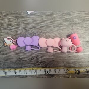 5 NEW UNUSED STANLEY CUP STRAW TOPPERS For Insulated‎ Cups